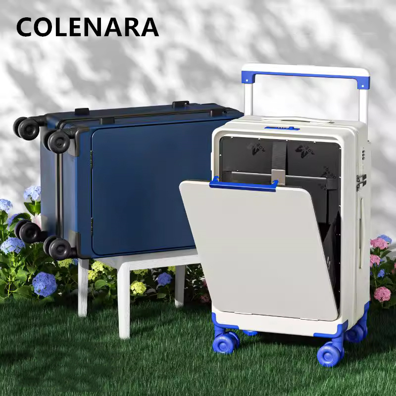 Front Opening Laptop Luggage 24 Inch - Mala COLENARA ABS+PC com Abertura Frontal