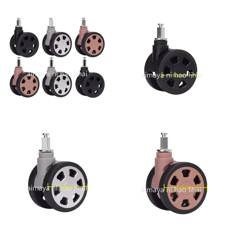 Silent Replacement Luggage Wheels - Kit de Reparo Universal de Rodas
