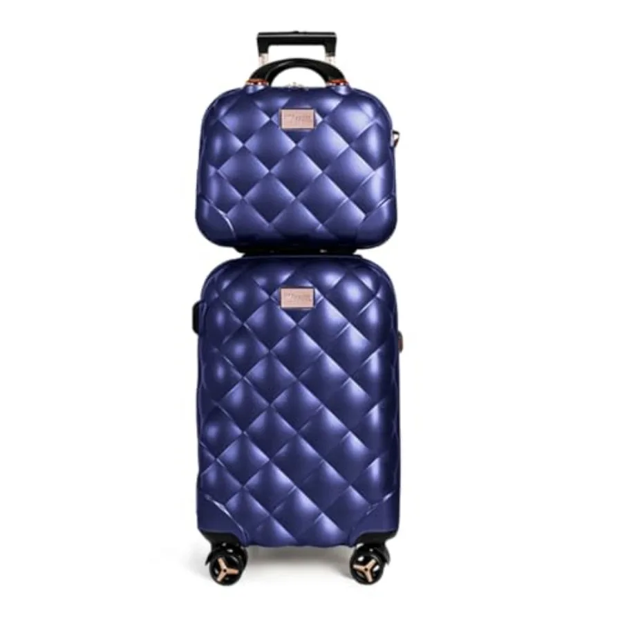 Expandable Hard Shell Luggage Set - Conjunto de 2 malas de viagem,