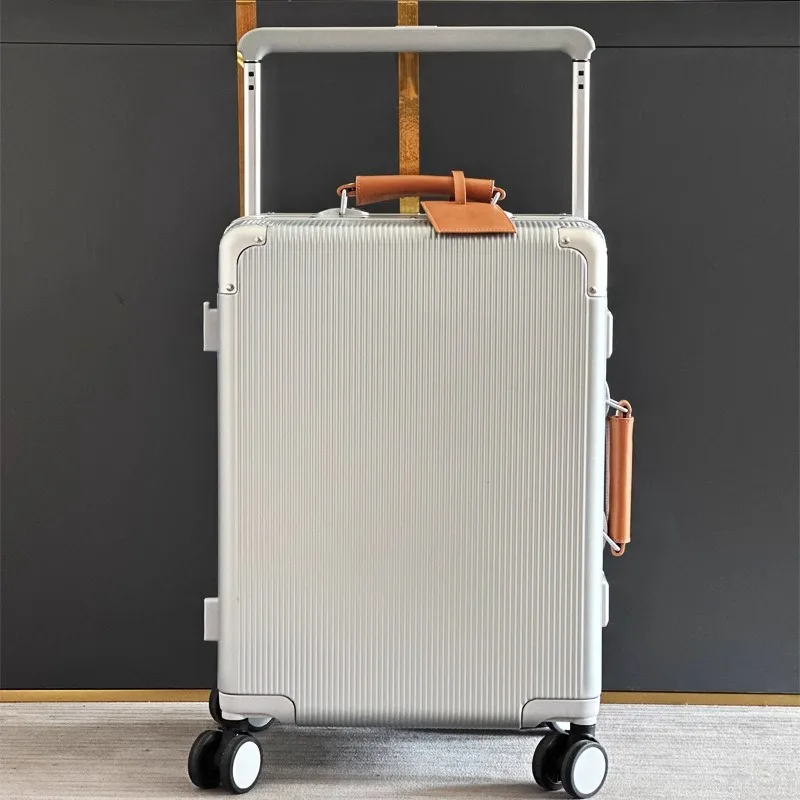 Aluminum Frame Carry On Luggage - Mala de Viagem com Alça Larga