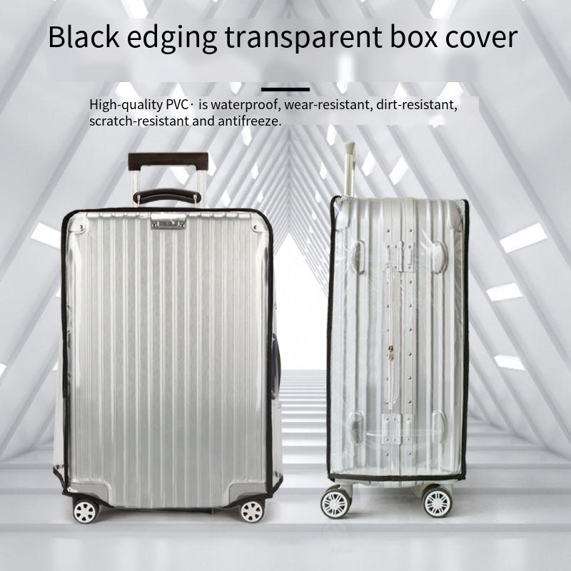 Capa protetora para mala, capa - Luggage Protective Cover Transparent avaliação e preço