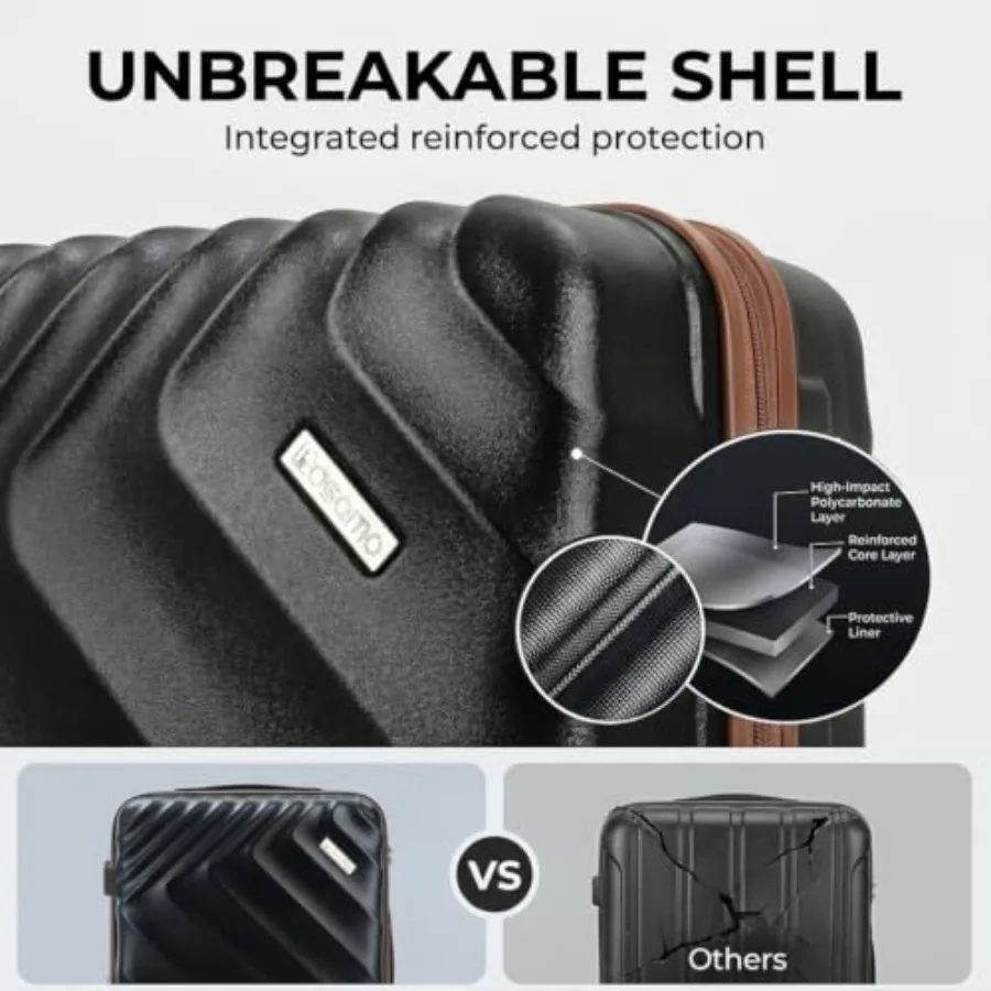 Conjunto de malas expansíveis  - Expandable Hard Shell Luggage Set avaliação e preço