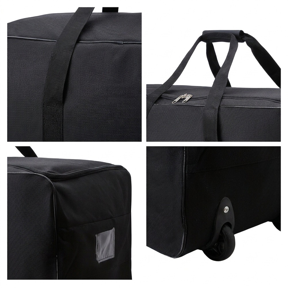 Mala de viagem dobrável com ro - Foldable Rolling Luggage Bag avaliação e preço