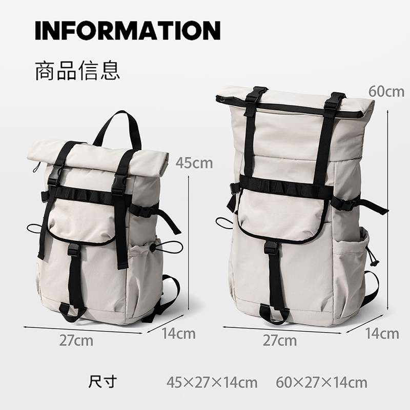 Nova Mochila Masculina Expandí - Foldable Rolling Luggage Bag avaliação e preço