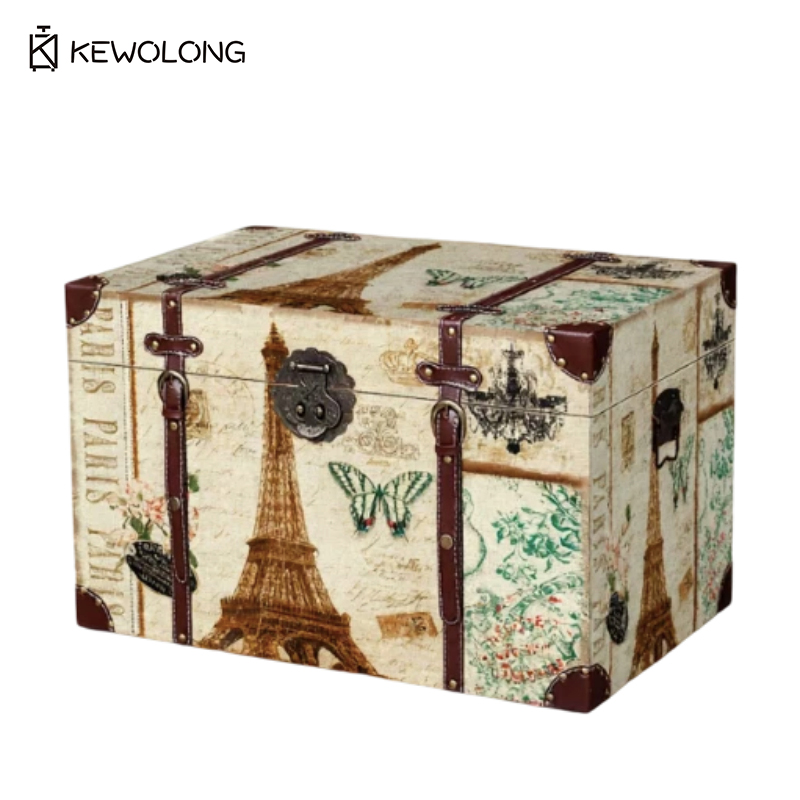 Caixa de Armazenamento de Made - Retro Vintage Trunk Suitcase avaliação e preço