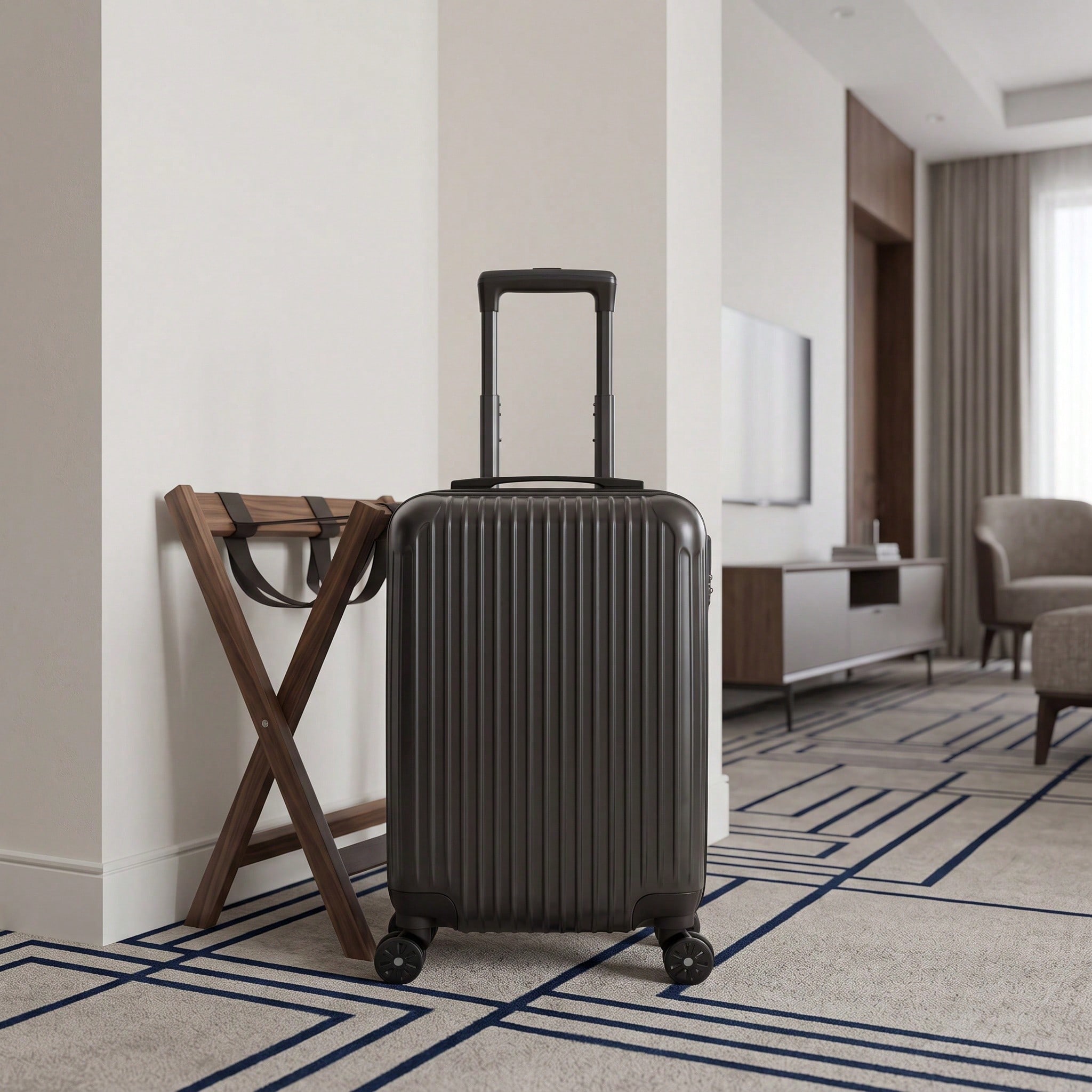 Mala de viagem rígida de 20 po - Cabin Size Lightweight Travel Trolley avaliação e preço
