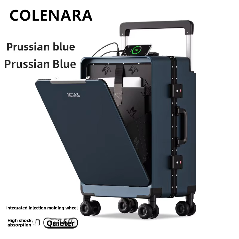 Mala COLENARA ABS+PC com Abert - Front Opening Laptop Luggage 24 Inch avaliação e preço