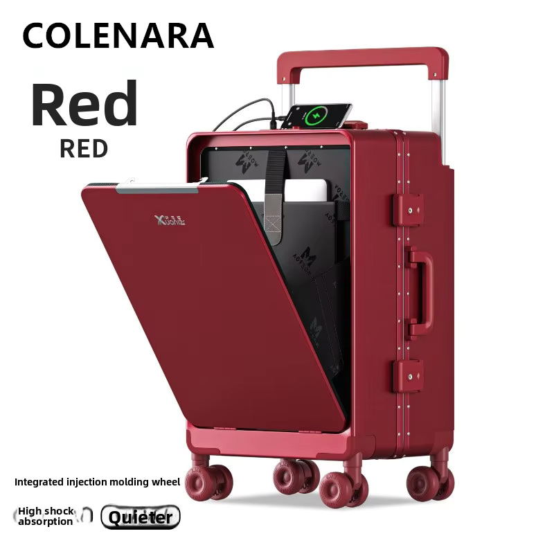 Mala COLENARA ABS+PC com Abert - Front Opening Laptop Luggage 24 Inch avaliação e preço
