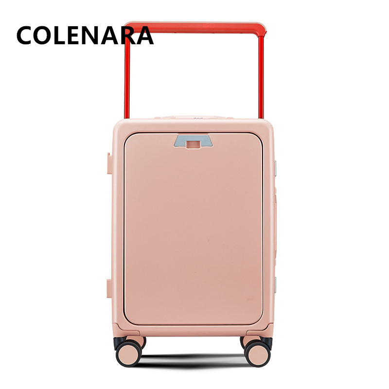 Mala de Viagem COLENARA com Ab - Front Opening Laptop Luggage 24 Inch avaliação e preço