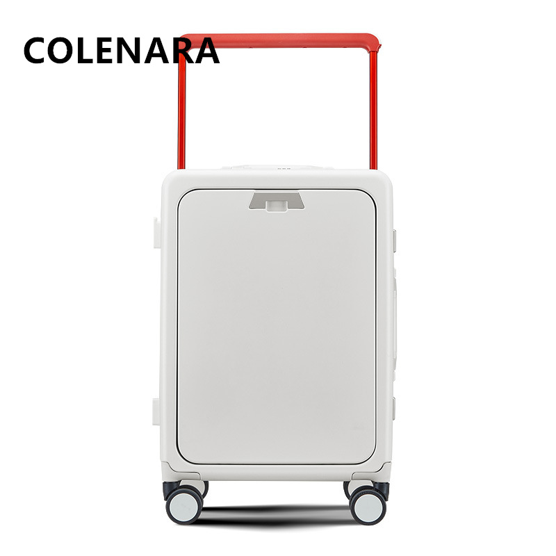 Mala de Viagem COLENARA com Ab - Front Opening Laptop Luggage 24 Inch avaliação e preço