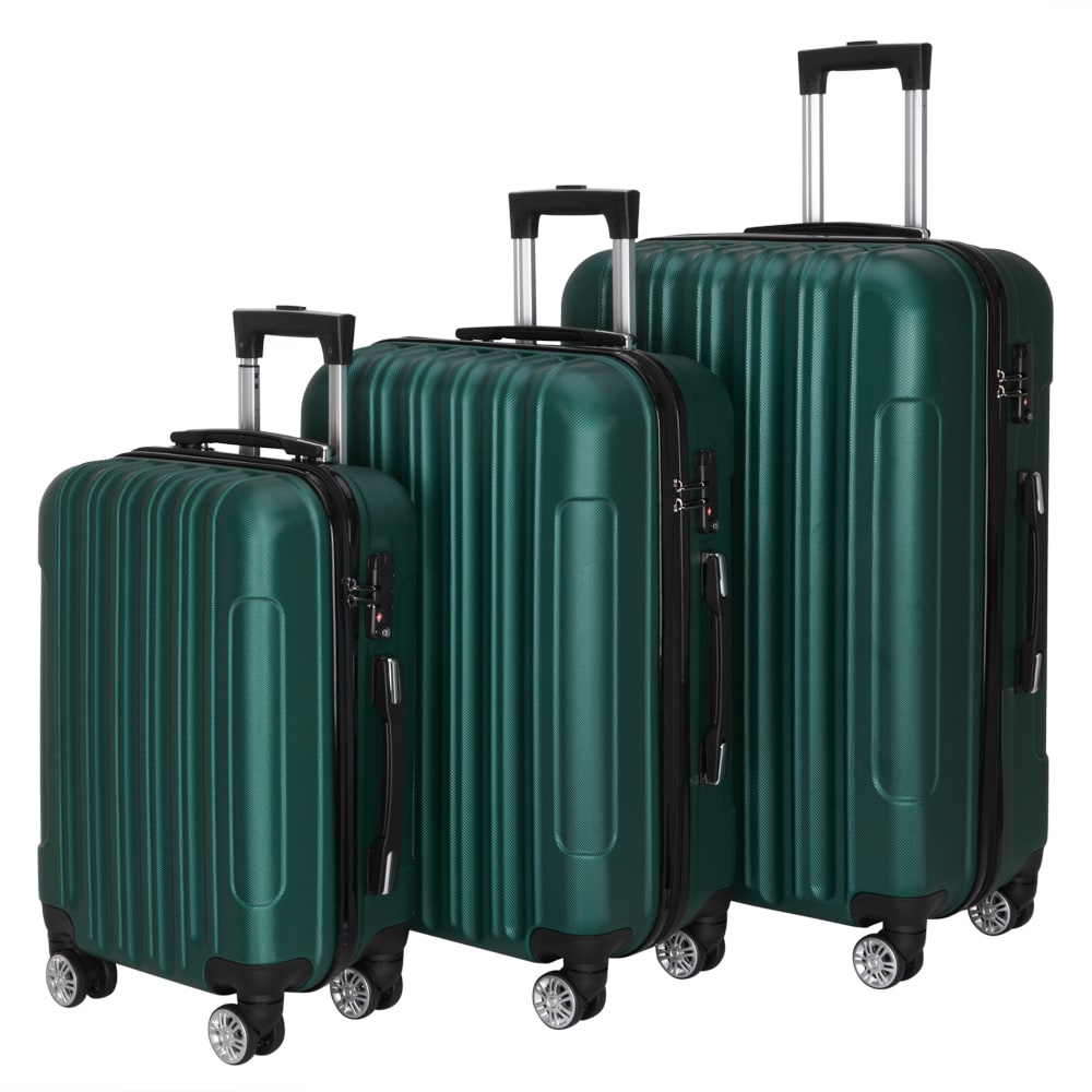 Conjunto de malas de viagem mu - Expandable Hard Shell Luggage Set avaliação e preço
