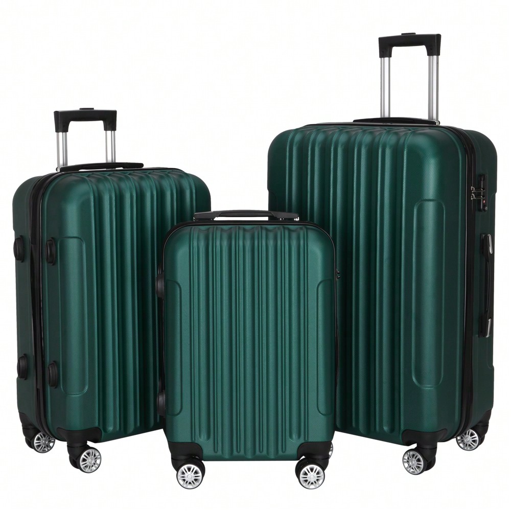 Conjunto de malas de viagem mu - Expandable Hard Shell Luggage Set avaliação e preço
