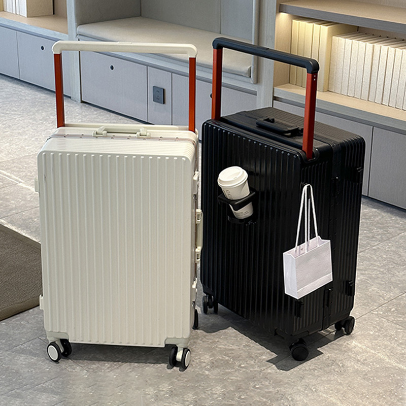 Nova mala de viagem com alça l - Aluminum Frame Carry On Luggage avaliação e preço