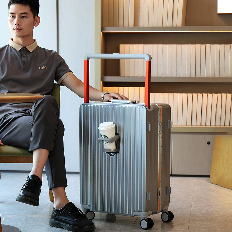 Nova mala de viagem com alça l - Aluminum Frame Carry On Luggage avaliação e preço