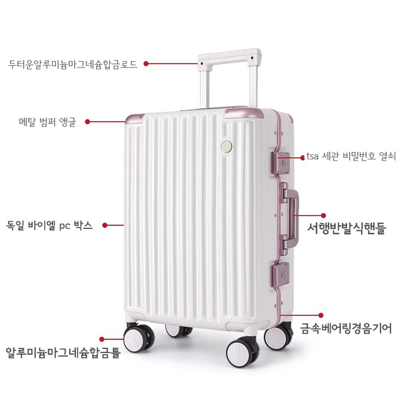 Mala de alumínio para homens e - Aluminum Frame Carry On Luggage avaliação e preço