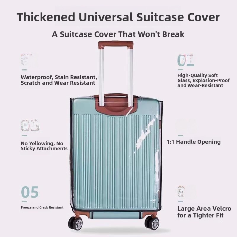 Capa Protetora Reforçada para  - Luggage Protective Cover Transparent avaliação e preço