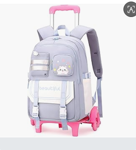 Mochila escolar com rodinhas p - Foldable Rolling Luggage Bag avaliação e preço
