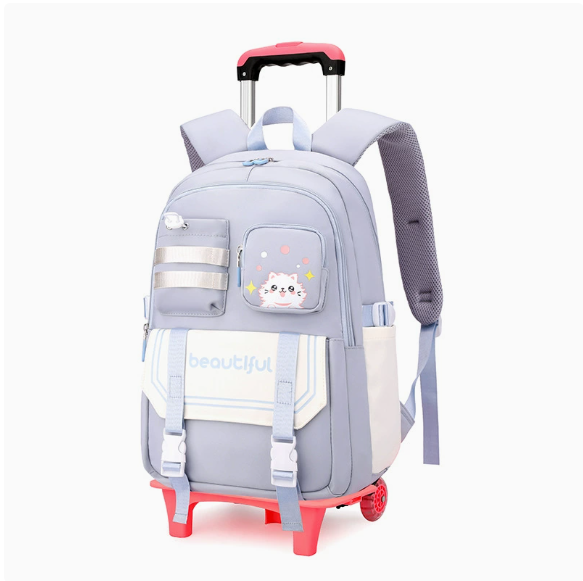Mochila escolar com rodinhas p - Foldable Rolling Luggage Bag avaliação e preço