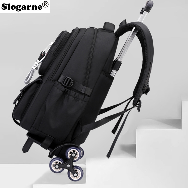Mochila de Rodinhas para Estud - Foldable Rolling Luggage Bag avaliação e preço