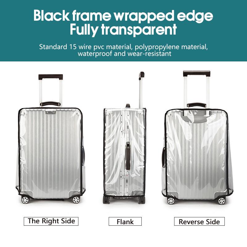 Protetor de mala transparente  - Waterproof Suitcase Cover Protector avaliação e preço