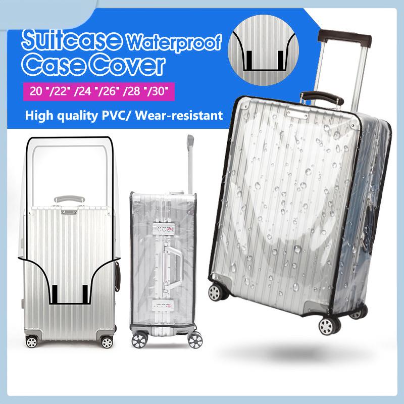 Protetor de mala transparente  - Waterproof Suitcase Cover Protector avaliação e preço