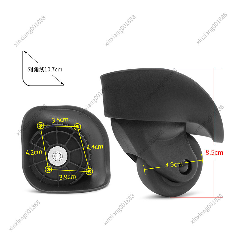 Rodas Silenciosas para Malas D - Silent Replacement Luggage Wheels avaliação e preço