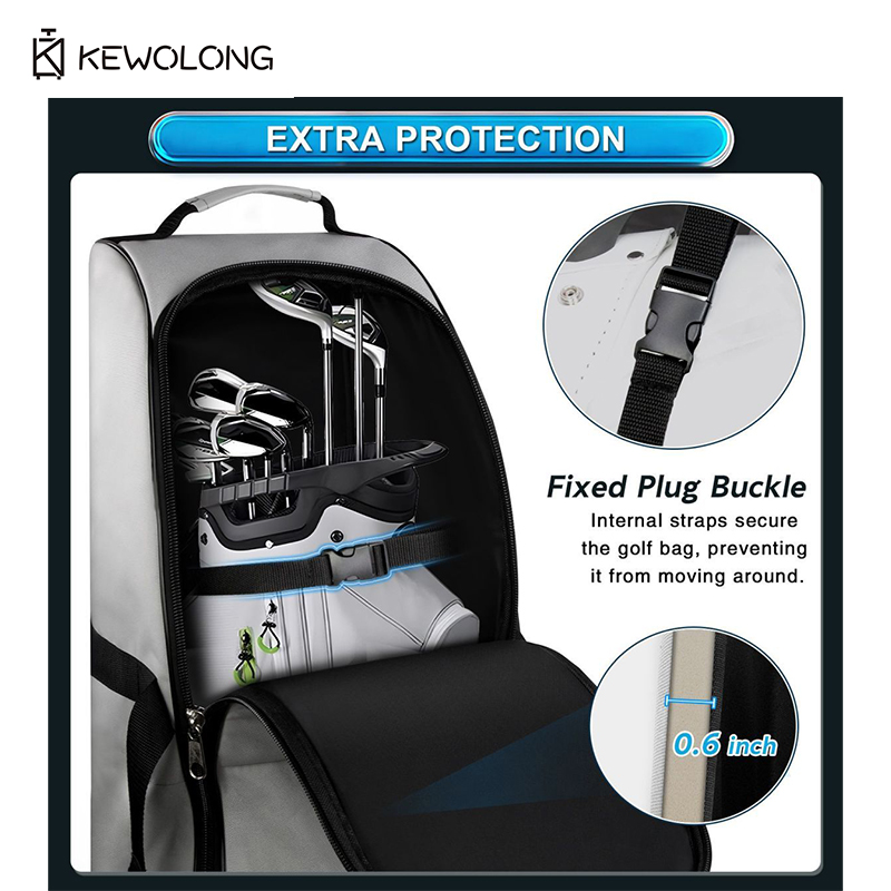 Nova Bolsa de Viagem para Golf - Foldable Rolling Luggage Bag avaliação e preço