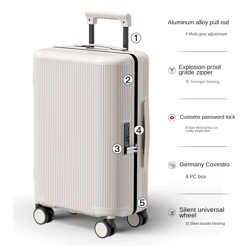 Mala de viagem com rodinhas de - Cabin Size Lightweight Travel Trolley avaliação e preço