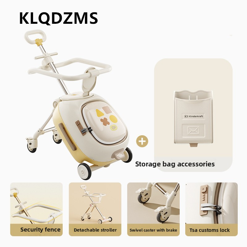 Klqdzms abs + pc mala crianças - Spinner Wheel Rolling Suitcase 20 Inch avaliação e preço
