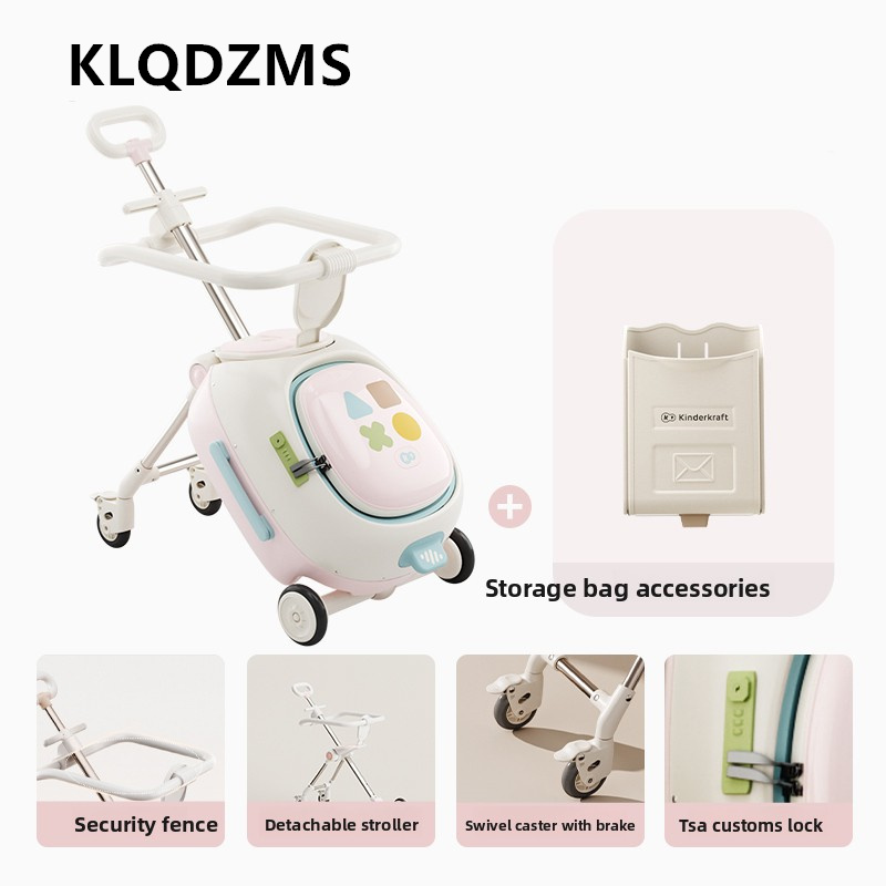 Klqdzms abs + pc mala crianças - Spinner Wheel Rolling Suitcase 20 Inch avaliação e preço