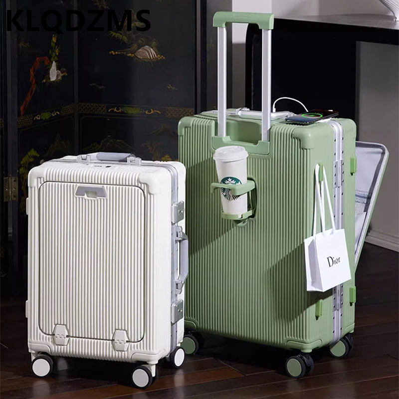 KLQDZMS Mala de Viagem Multifu - Front Opening Laptop Luggage 24 Inch avaliação e preço