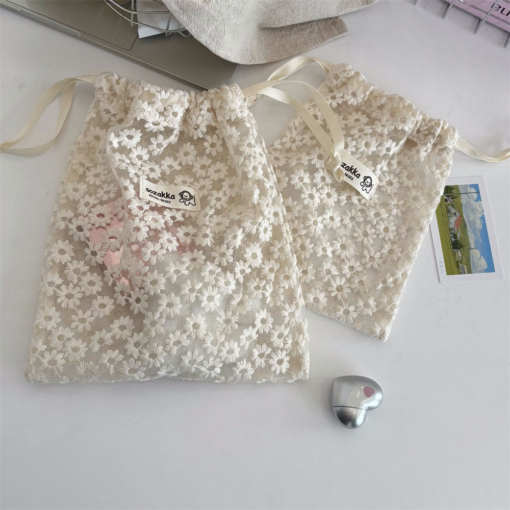 Bolsa de Maquiagem de Renda Bo - Cosmetic Bags avaliação e preço