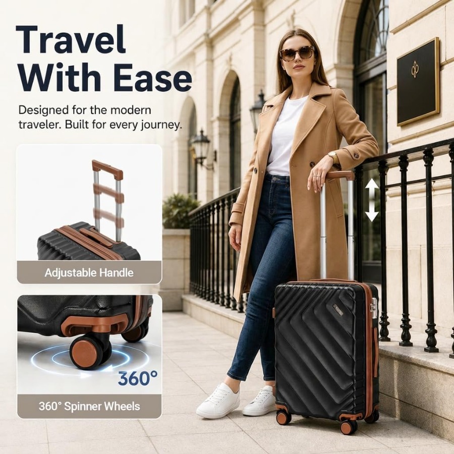 Conjunto de malas expansíveis  - Expandable Hard Shell Luggage Set avaliação e preço
