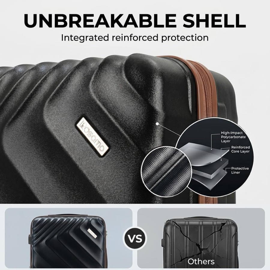 Conjunto de malas expansíveis  - Expandable Hard Shell Luggage Set avaliação e preço