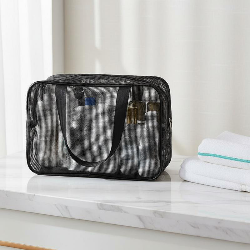 Bolsa de banho de malha respir - Cosmetic Bags avaliação e preço