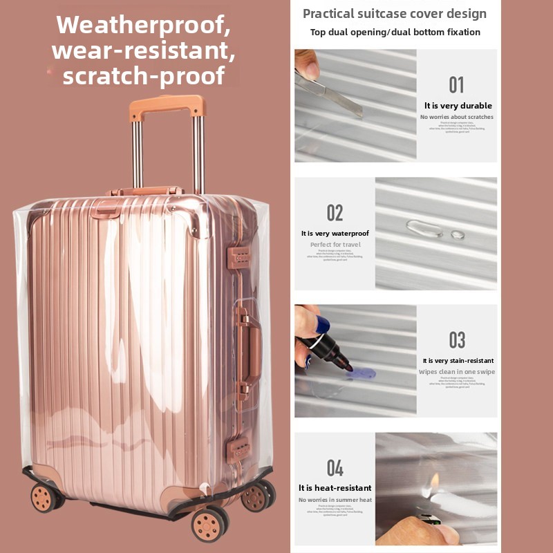 Capa Protetora Espessada para  - Luggage Protective Cover Transparent avaliação e preço