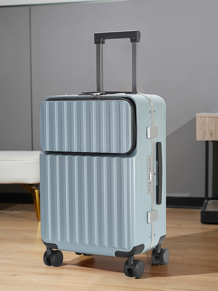 Mala de Viagem com Bolso Front - Aluminum Frame Carry On Luggage avaliação e preço